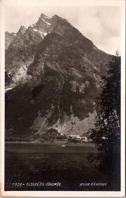 Postcard RPPC Slogen Sunnmøre Alps Norway Atelier K.K. Bergen