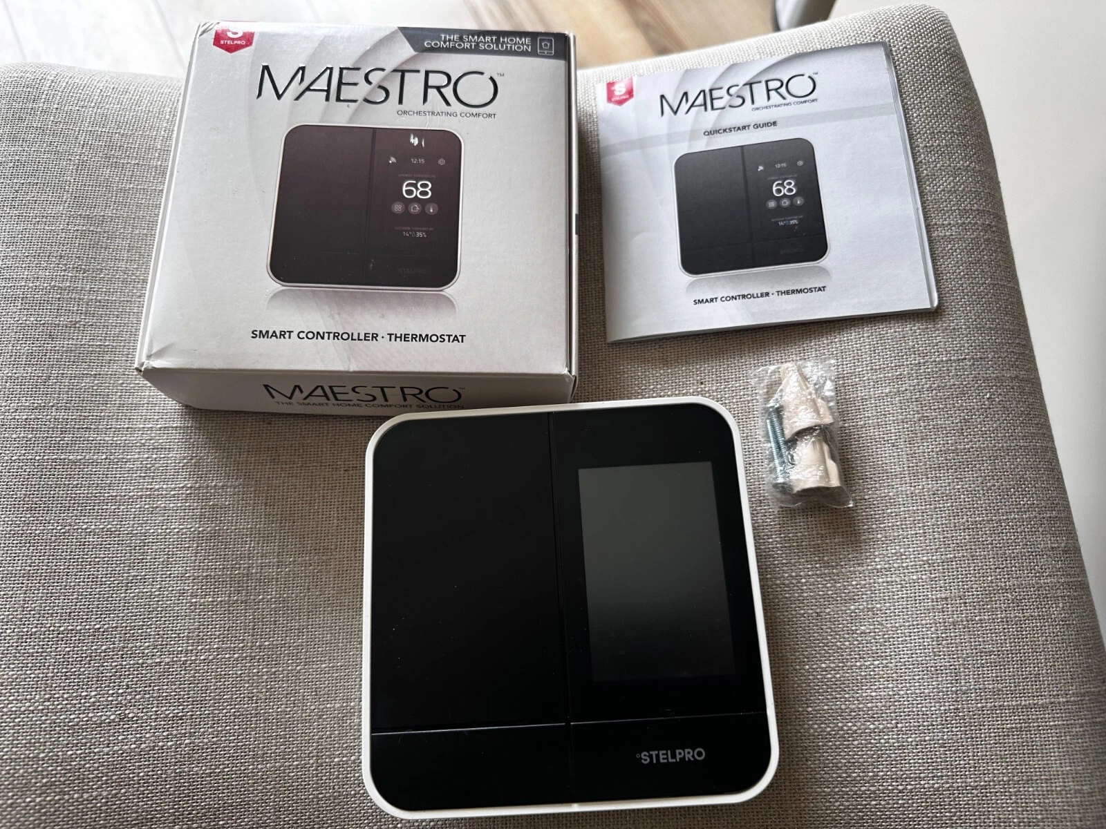 Stelpro Maestro Wired Smart Thermostat SMC402 - Black
Opens in a new window or tab