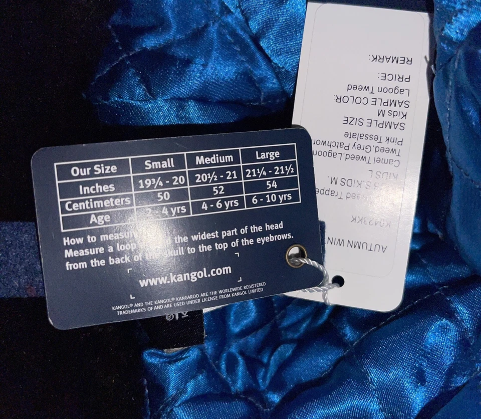 Kangol Ushanka Kids твидовый траппер шерсти и искусственного меха крышка шляпа новый км средний - Изображение 4 из 4