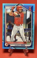 2024 Bowman Paper Prospect Alberto Rios #BP-98 Sky Blue Border /499 Angels