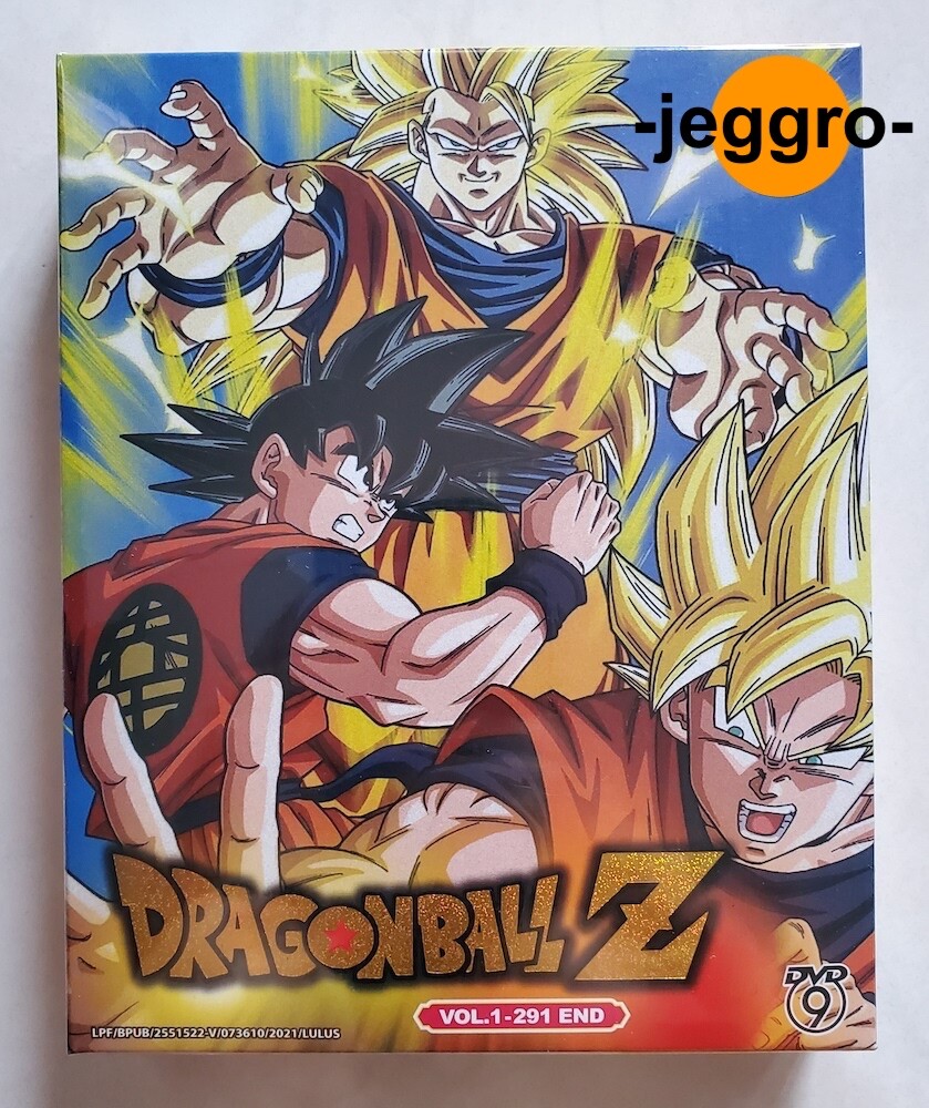 Anime DVD Dragon Ball Z COMPLETE SERIES DBZ Vol. 1-291 End