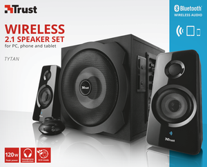 subwoofer trust 120 watt