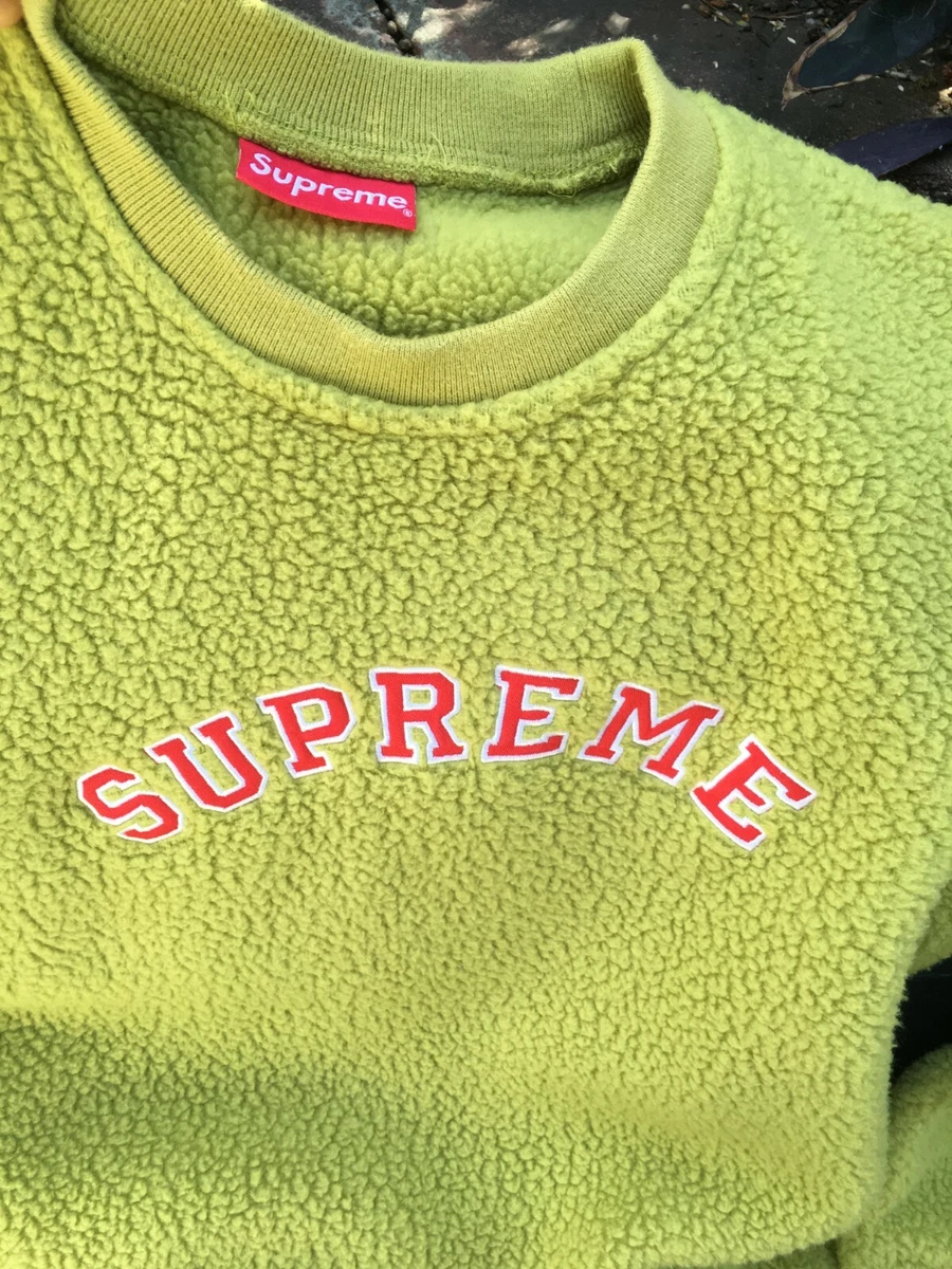 Supreme polartec crewneck sale