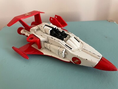 Dinky Toys 8'''' ZYGON MARAUDER SPACESHIP Druckguss 1979 WEISS & rot Nr.: 368 selten 