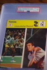 ARTHUR ASHE 1977-79 SPORTSCASTER #75-08 ITALY PSA 7 NM, ONLY FOUR EVER GRADED!
