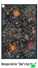 Bottleneck Gallery Morgan Girvin "Owl's Eye View" LE /100 24x36