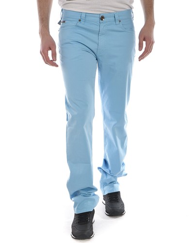 Pantaloni ArmaniCollezioni MEDIUM WAIST SLIM Uomo Azzurro RCPJ15 RCS01 754  Tg 33 | eBay