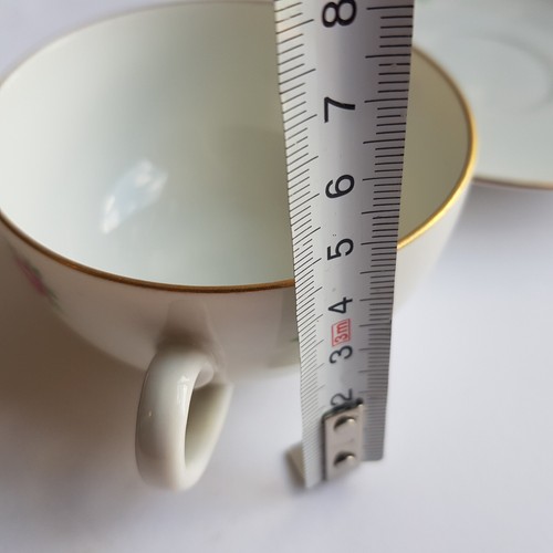 Seltmann Weiden Bavaria coffee tea cup & saucer porcelain Germany vintage white - Picture 9 of 10