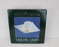 Patriot Lighting Ceiling Light 351-3222 Standard Base Bulbs Brand New