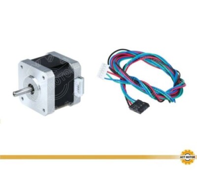 ACT Motor 1PCS Nema17 17HS4417P4.5-15-X2 1.7A 40mm 0.4Nm Φ 5mm Stepper Motor