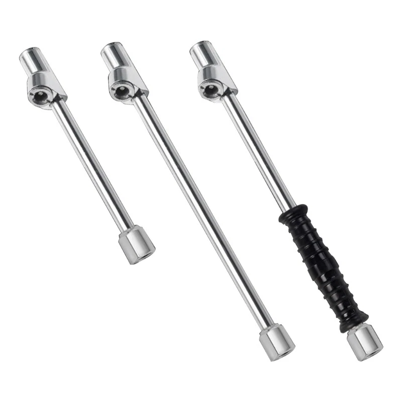 Dual Air Tire Chuck Head Tire Inflator Rod for Truck Bus Tractor Inflator Gauge