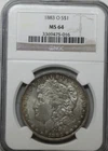 1883o Morgan Silver Dollar   NGC MS64  (9475)