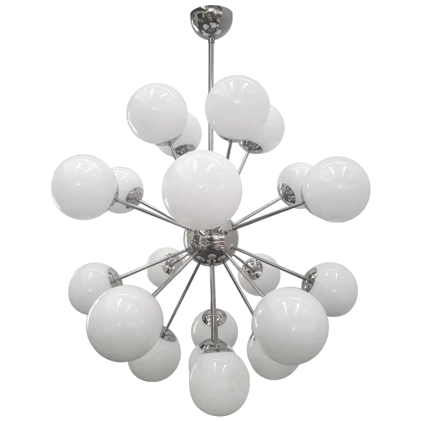 Bronce Candelabros de mediados de siglo modernos con Cable y luminarias de techo