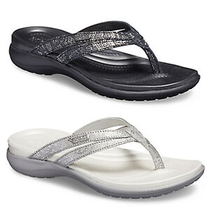 flip flop crocs ladies