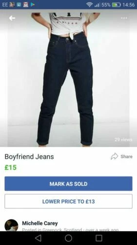 Boohoo Jeans Size 14
