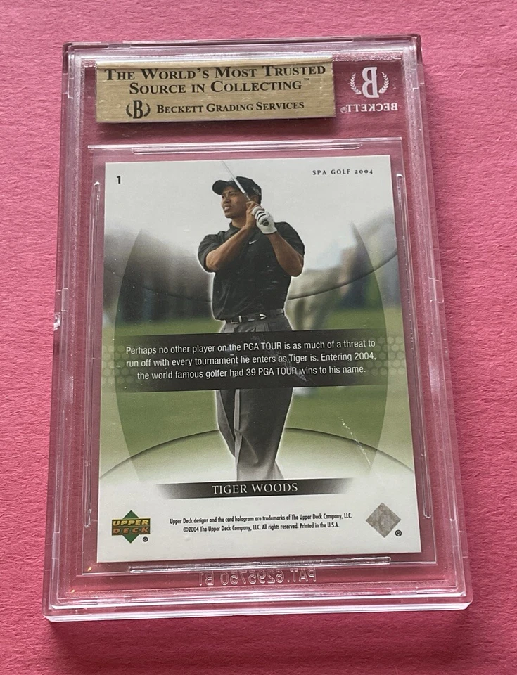 TIGER WOODS ~ BGS 9.5 ~ 2004 SP Authentic Golf #1 ~ HOF - Image 3 of 3