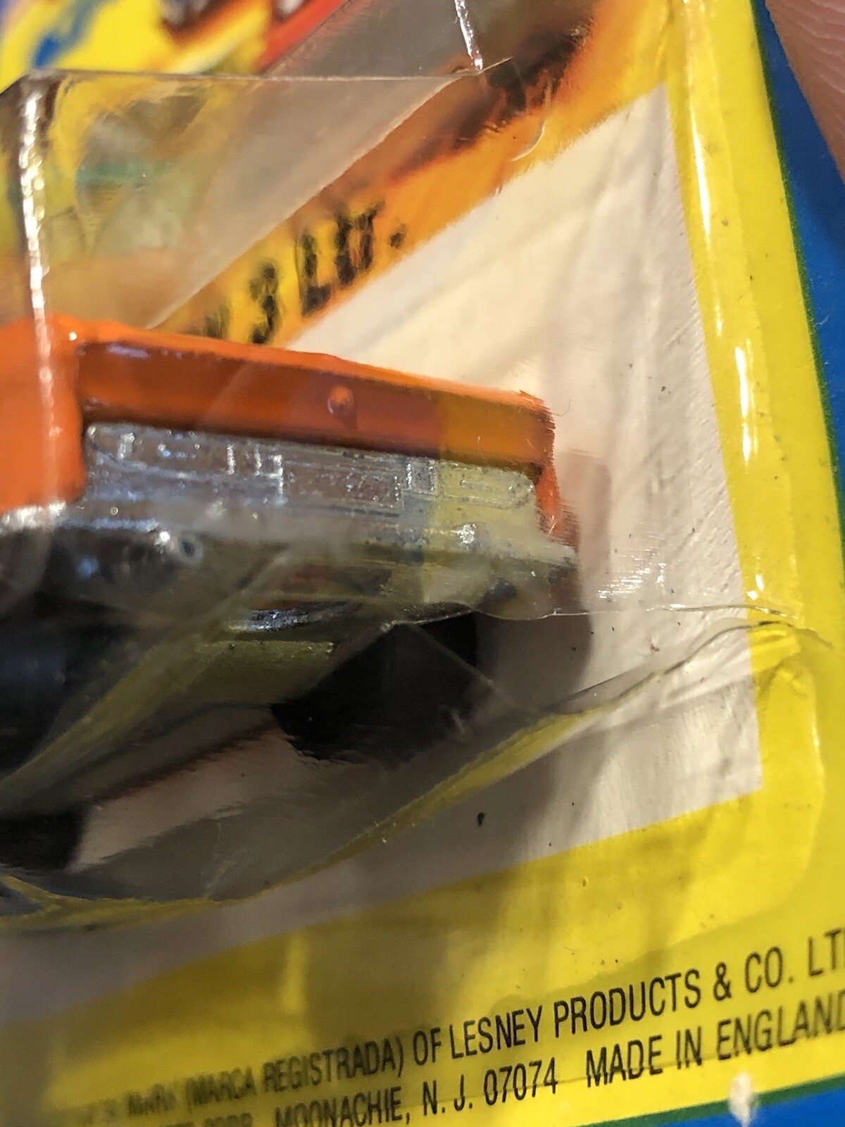 RARE MATCHBOX NO. 45 BMW 3.0 CSL MADE IN ENGLAND 1976 LESNEY SUPERFAST 1976 CARD