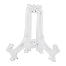 Mini Plastic Coin Display Stand Clear Small Card Display Stoarge Holder