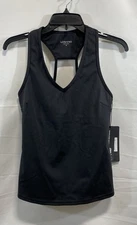 Losano Black Keep Your Cool Racerback Athletic Tank Top Women's M NWT