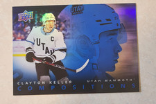 #CMP-6  Clayton Keller 2025-26 Upper Deck Series 1 Compositions