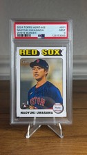 2024 Topps Heritage #651 Naoyuki Uwasawa Rookie White Border PSA 9