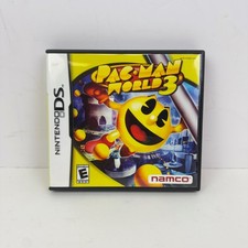 Nintendo DS Pac-Man World 3 - CIB Complete 2004 Video Game w/ Manual