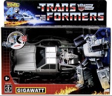 Transformers Gigawatt Back to the Future Mash-Up 35th Anniversary Collaborative