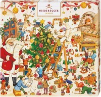 Niederegger Adventskalender Mini Klassiker Marzipan Zartbitter-Schokolade 168 G