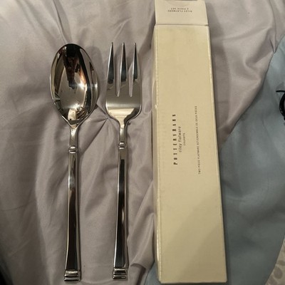 Potterybarn Riley Flatware Sets 2 Piece Silverware server set 18/10 !!