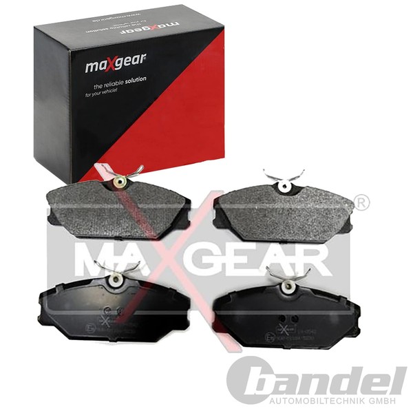 Maxgear BremsbelÄGe Satz Vorderachse Passend FÜR Renault Clio Laguna Megane-image
