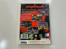 Wipeout (Sega Saturn 1996) CIB Complete in Box with Manual + Reg Card + Foam EX