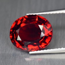 5.52Ct Natural Almandine Garnet Vivid Red Color Gemstone _ Tanzania