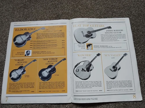Gretsch Guitar catalogue 1959 1960 Vintage Original Chet Atkins Falcon Duo Jet - Picture 5 of 6