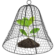 Homarden Garden Cloche Bell Screen Shape Plant Protectors from Animals 14in X 16
