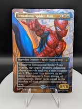 Sensational Spider-Man Borderless 0025 Spider-Man SPE Magic MTG NM