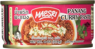 (Free Duty Tax) Maesri Thai panang curry, 4 Ounce (Pack of 2)