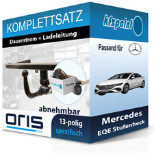 Für Mercedes EQE Stufenheck 02.22- ORIS Anhängerkupplung abnehmbar + 13polig neu