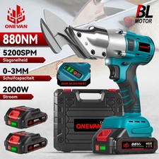 2 Battery Brushless Cordless Electric Scissors iron Metal Cutter For Makita 18V