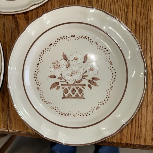 Set of 3 Cumberland Stoneware May blossom Japan 7 3/4 Salad Plate