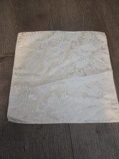 Organic Paisley White Pocket Square