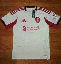 New Liverpool 25/26 White Adidas Jersey - Medium 