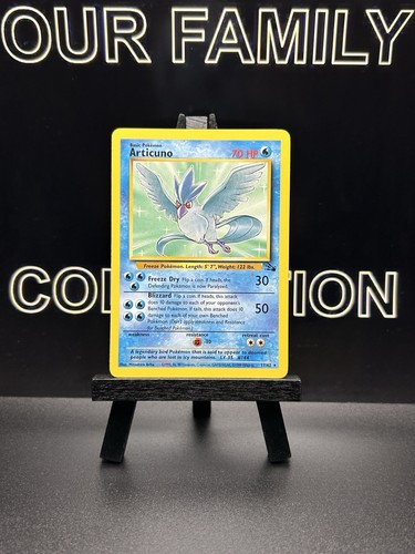 Pokemon Articuno 17/62 WotC Fossil Unlimited Rare Regular NM