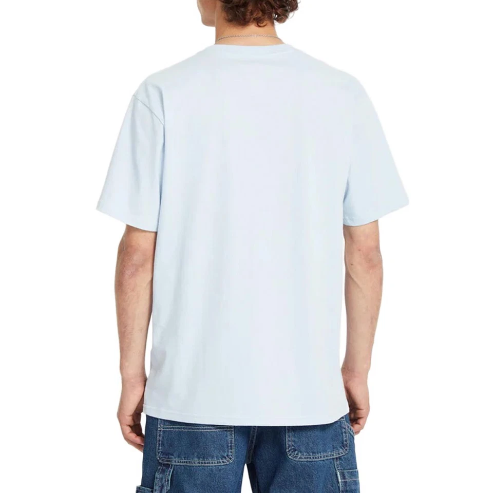 T-Shirt Volcom Stone Blanks S/S - Blu Carolina - Immagine 3 di 4