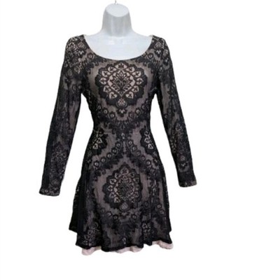 angie lace dress Lulus Angie Embroidered Lace Midi Dress at Von Maur