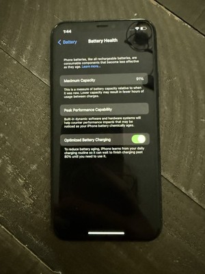 Apple iPhone 11 Pro  - 91% Battery Health, Optimized Charging