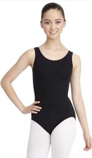 Capezio The Dancemaker Leotard Tank Black Size Large New With Tag XL