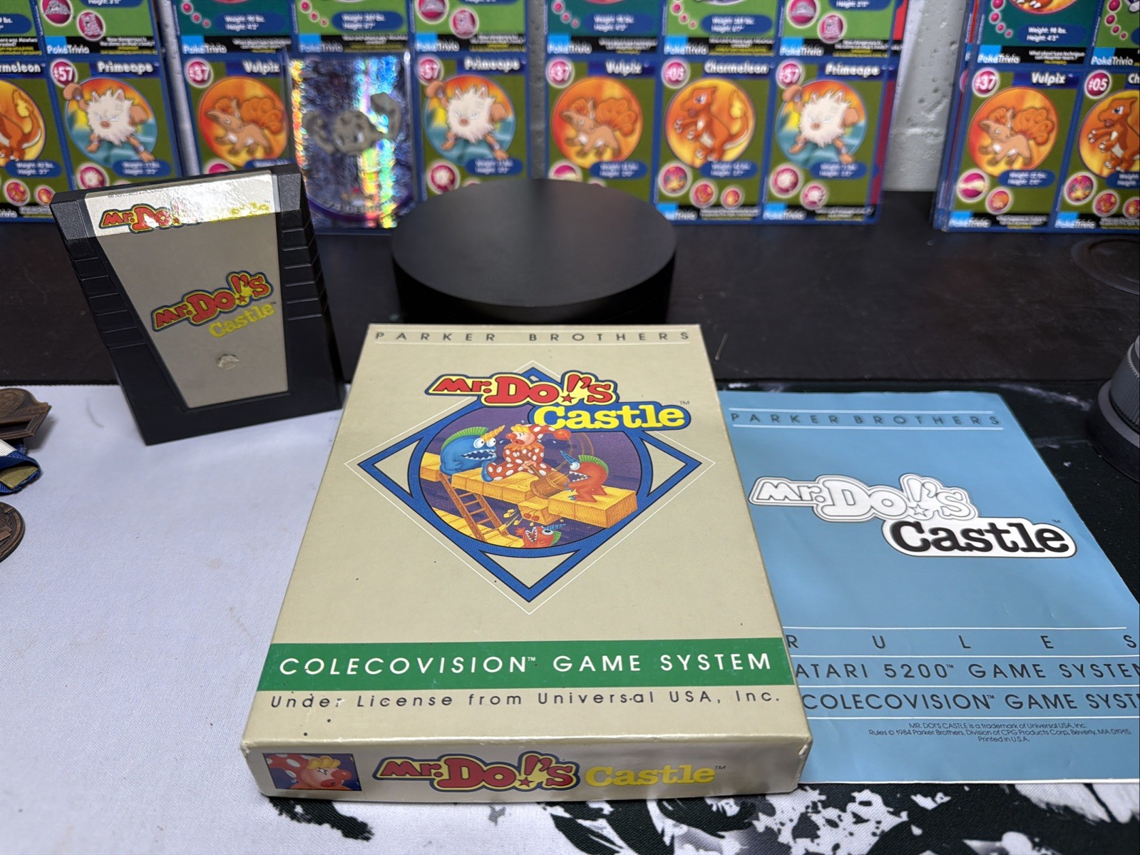 Mr. Do!'s Castle 1983 Coleco  Colecovision CIB Complete In Box Manual Untested