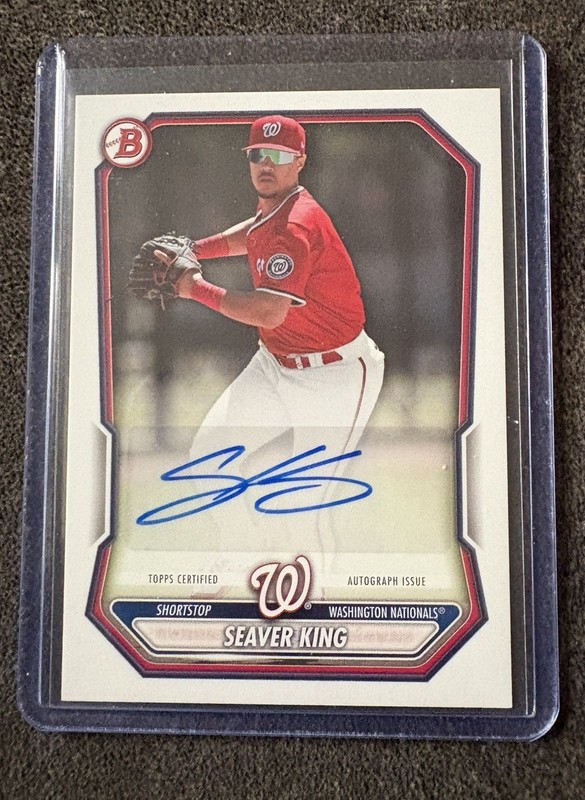 Topps 2026 Bowman Seaver King Auto Washington Nationals BPA-SK