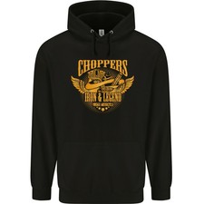 Choppers Legend Motorcycle Motorbike Biker Mens 80 Cotton Hoodie