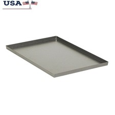 Durable Metal Dog Crate Replacement Pan Leak Proof Multi-Purpose Tray Easy Clean